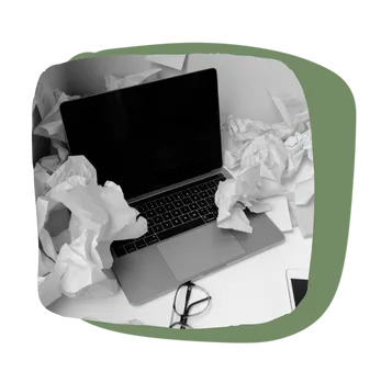 Pessoa sobrecarregada